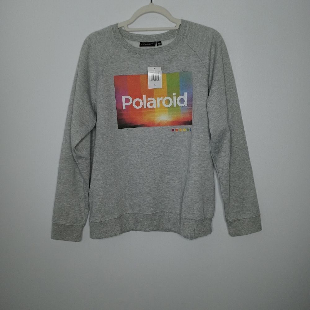 Polaroid gray sweatshirt size XL